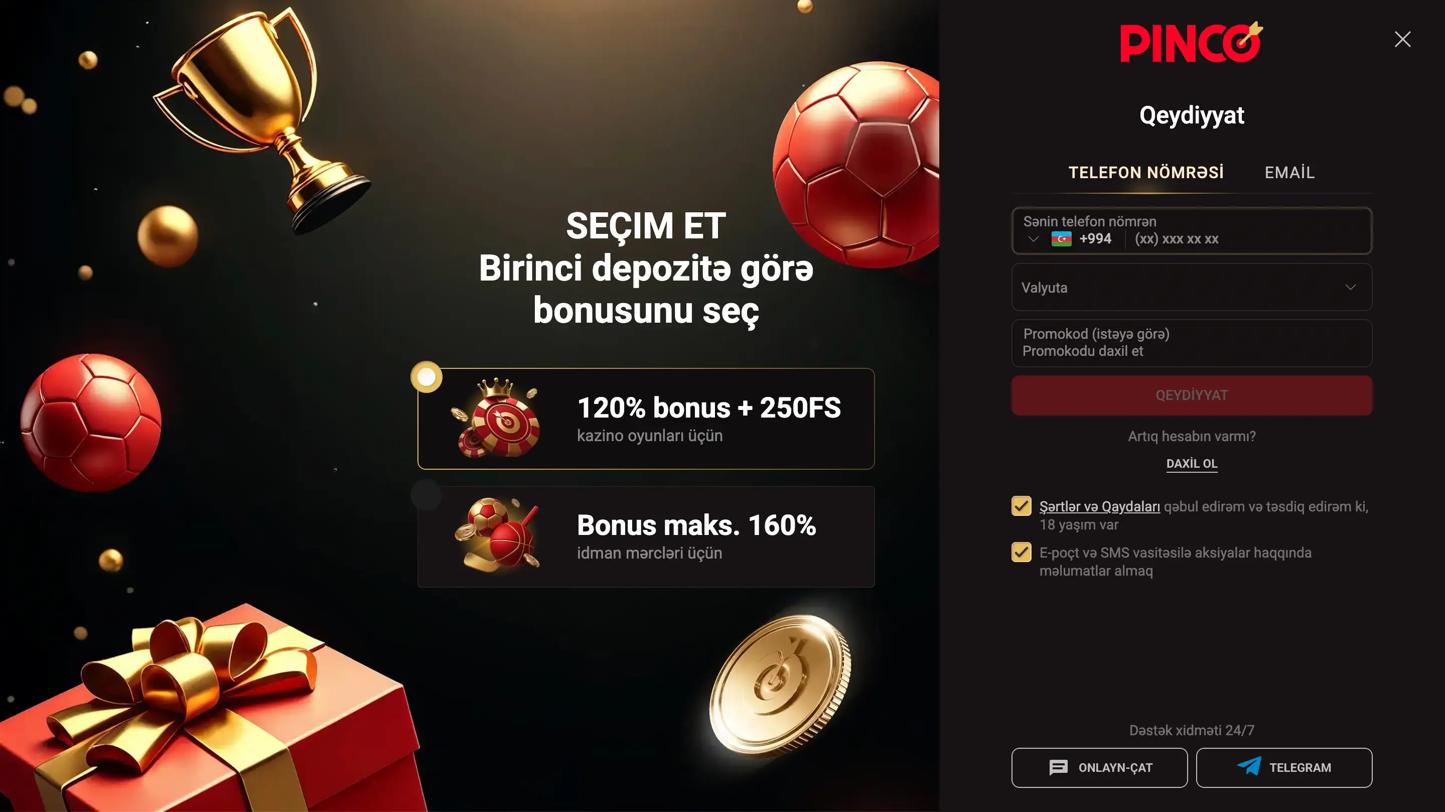 Onlayn kazino saytlarında oyuna necə başlamaq olar